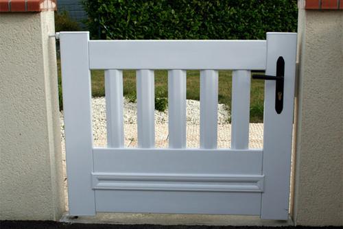 Portillon PVC blanc
